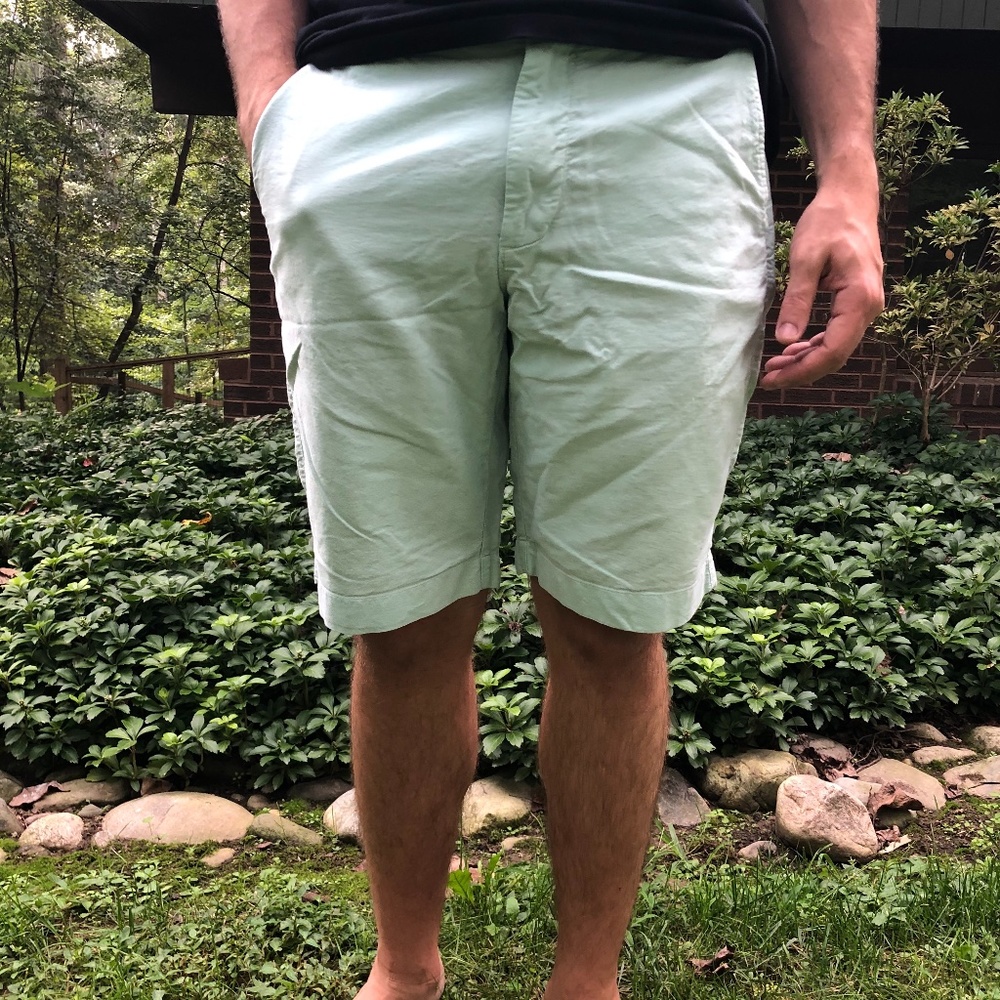 Men's J.Crew Club Pastel Green Shorts